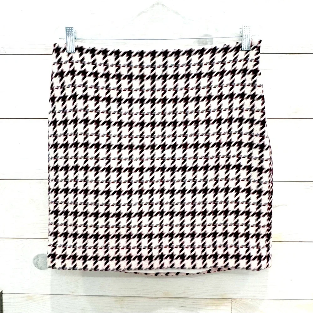White House black market houndstooth wool skirt ❤️ - Picture 2 of 5